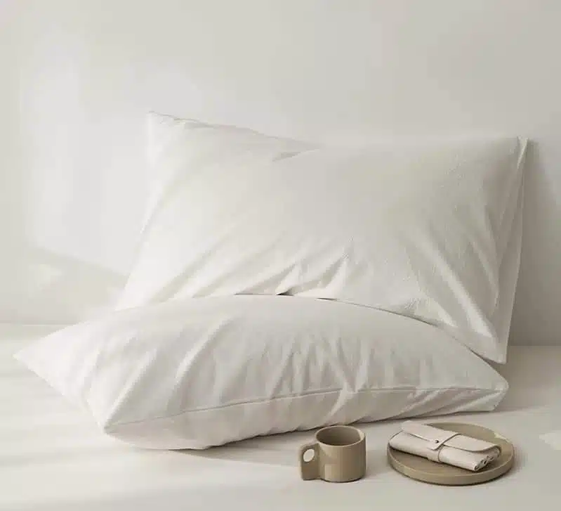 Μαξιλαροθήκες ύπνου Ζευγάρι-52×72+15CM-Λευκό