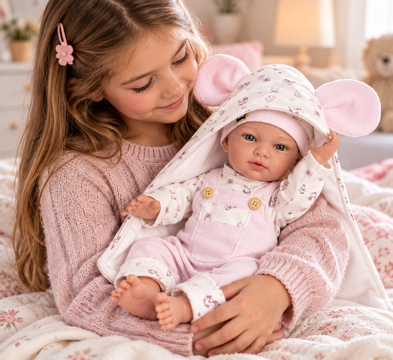 Guca Baby Doll Noemi Κούκλα Μωρού Βινυλίου 42cm